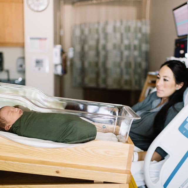 Earlier this month, Gaines, along with her husband Chip, welcomed a new baby boy into their home, who the parents have now decided to call Crew. (Source: Instagram)