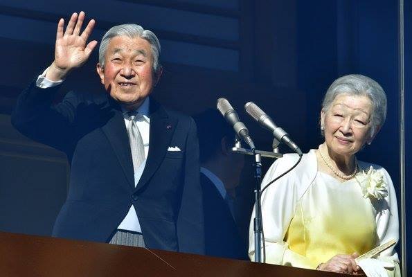 84-year-old Emperor Akihito will abdicate his throne in 2019 (Facebook)