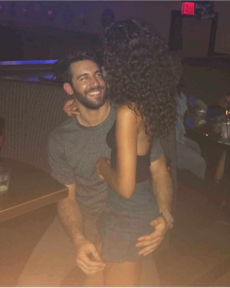 Peth got down on one knee and proposed Nolan in front of a live studio audience on the Bachelor In Paradise after-show, with a $50,000 Neil Lane diamond ring. (Source: Instagram)