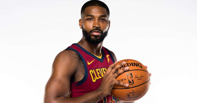 Tristan Thompson snuggles up with daughter True in adorable video two months after her birth