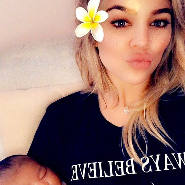 Khloe finally decided to break her silence and speak out for herself over all the Tristan drama that has been unfolding in the past few months. (Source: Instagram)
