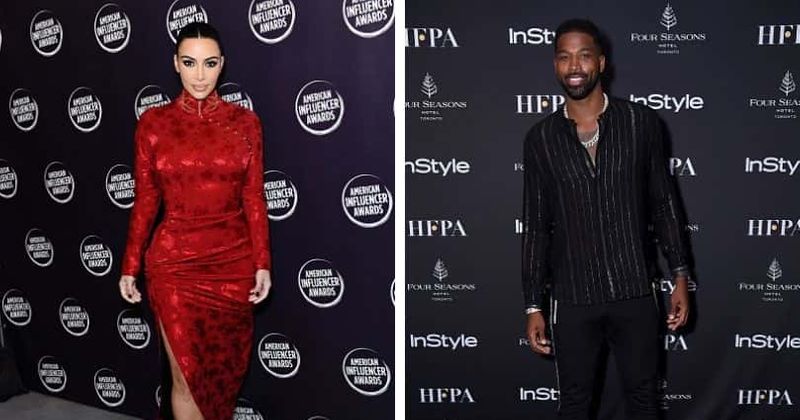 Kim Kardashian gets pally with Tristan Thompson for Khloe's birthday, but fans are convinced it's fake