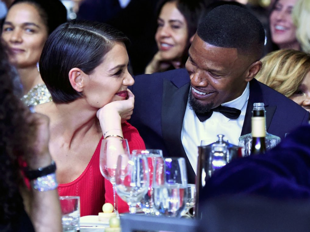 Jamie Foxx and Katie Holmes (Source: Twitter)
