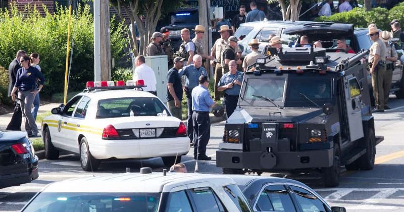 Capital Gazette shooting: At least five dead in attack on newspaper office in Maryland, suspect arrested