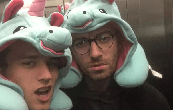 Brandon Flynn and Sam Smith have split after nine months of dating. (Source: Twitter)
