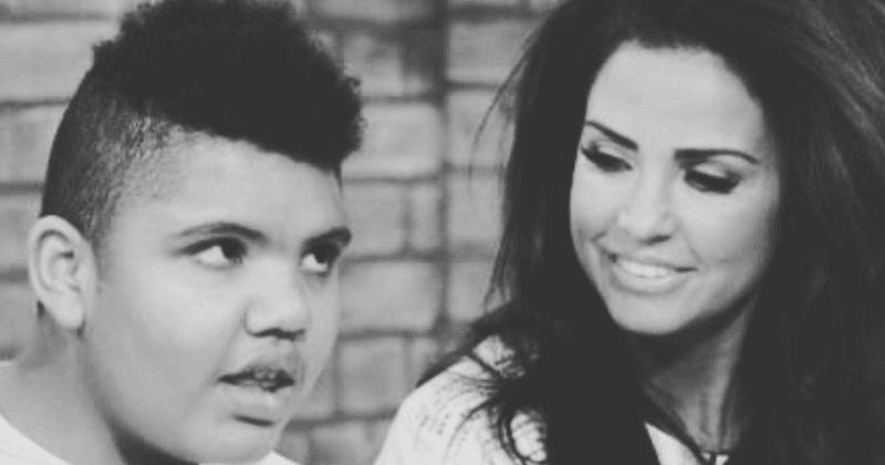 Katie Price's son caught swearing at a fly on her boyfriend's Instagram