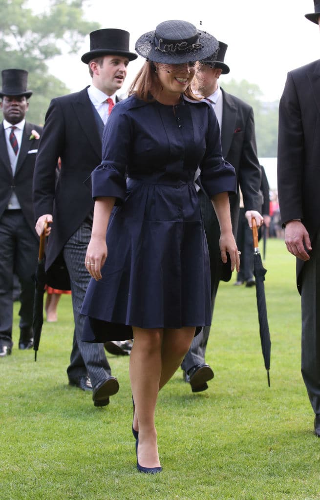 Princess Eugenie attends a Garden Party at Buckingham Palace on May 31, 2018 in London, England. (Photo by Yui Mok - WPA Pool/Getty Images)