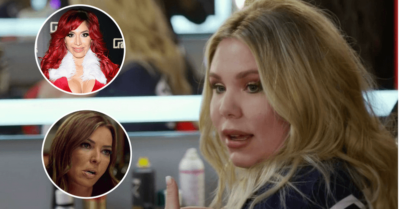 Kailyn Lowry edges in her thoughts about the Farrah Abraham and Drita D'Avanzo social media feud