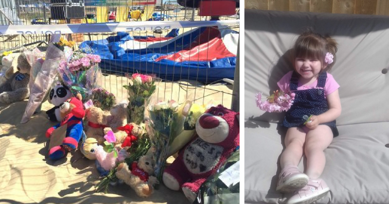 Outpouring of grief and tributes for toddler who died after being 'catapulted' into the air when bouncy castle exploded