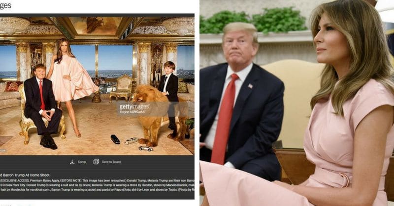 Melania Trump reportedly earned six figures from news outlets for stylized family photoshoot images