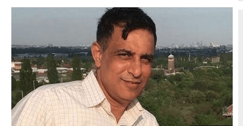 Vijaykumar Patel was found by police unconscious and bleeding in the street after the attack on 6 January. (Twitter)