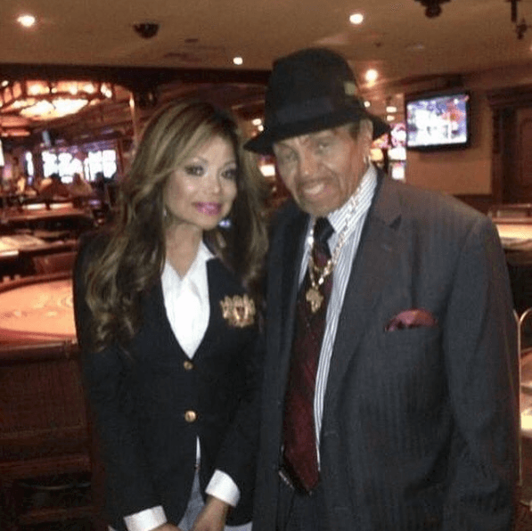 La Toya Jackson and Joe Jackson (Source: officiallatoyajackson, Instagram)