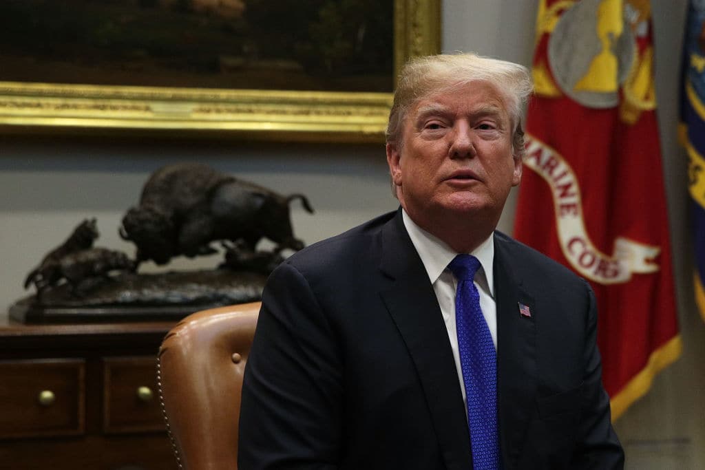Trump boasted about his writing skills (Photo by Alex Wong/Getty Images)