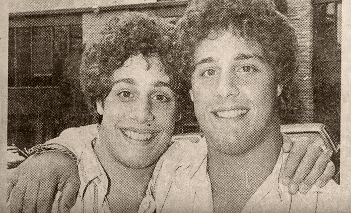 The twins' reunion was a big deal for local papers (Source: YouTube)