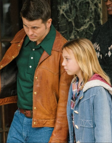 Tricia says, "The green shirt worn by Jason Ritter as Bill signifies he is robbing her of her innocence." (Kyle Kaplan)