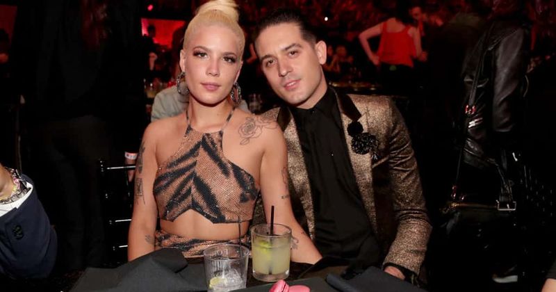 Halsey posts bikini picture adding 'kiss ur a** goodbye' after announcing she and G-Eazy are taking 'time apart'