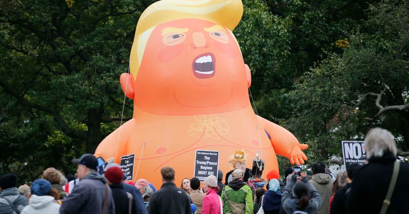 Anti-Trump protesters get the nod from London Mayor Sadiq Khan to fly giant 'angry baby Trump' balloon ahead of his visit
