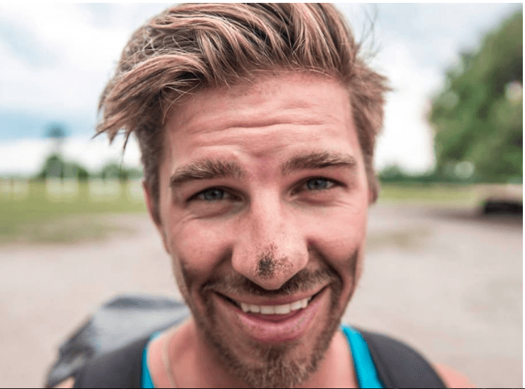 Travel vlogger Ryker Gamble was among the three vloggers who was later found dead. (Facebook/Ryker Gamble)