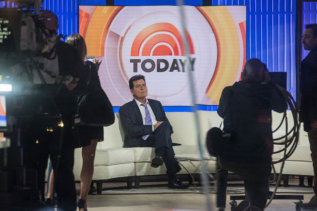 Charlie Sheen opened about being HIV positive on 'The Today Show'