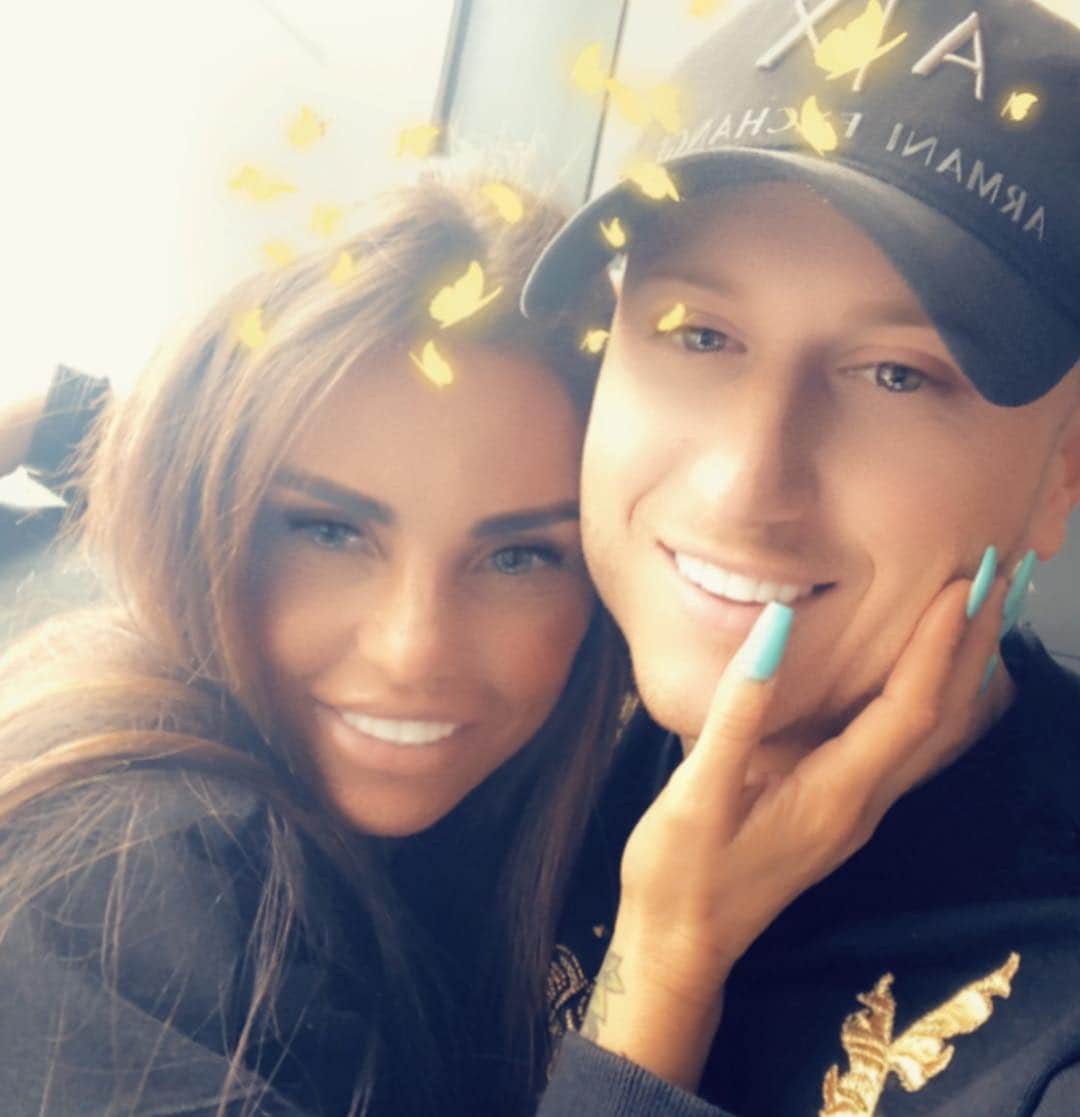Katie with her current boyfriend, Kris Boyson. Source: Instagram