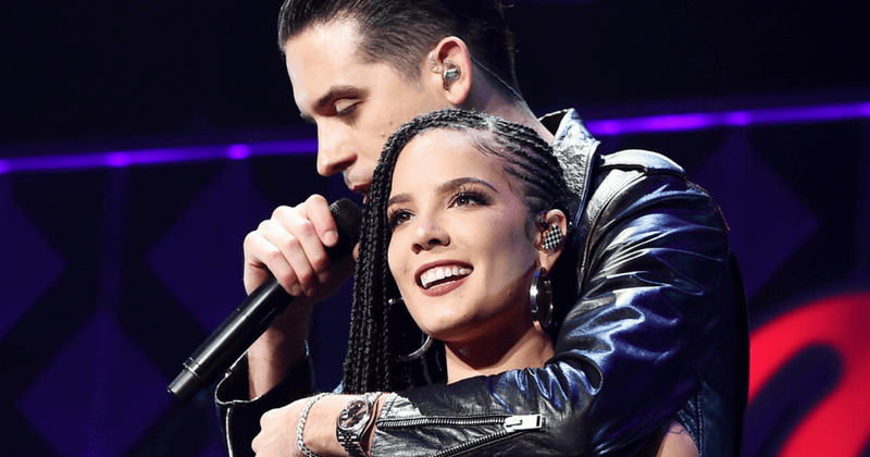 Halsey fights back tears as she takes to stage for first time since G-Eazy breakup