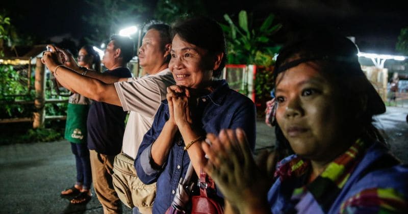 Heroic British divers rescue four boys from Thailand cave in harrowing mission; nine more wait inside