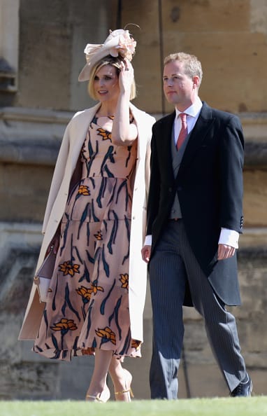 Guy Pelly and wife Elizabeth Wilson attend the wedding of Prince Harry to Ms Meghan Markle at St George's Chapel, Windsor Castle on May 19, 2018 in Windsor, England. Prince Henry Charles Albert David of Wales marries Ms. Meghan Markle in a service at St George's Chapel inside the grounds of Windsor Castle. Among the guests were 2200 members of the public, the royal family and Ms. Markle's Mother Doria Ragland. (Photo by Chris Jackson/Getty Images)