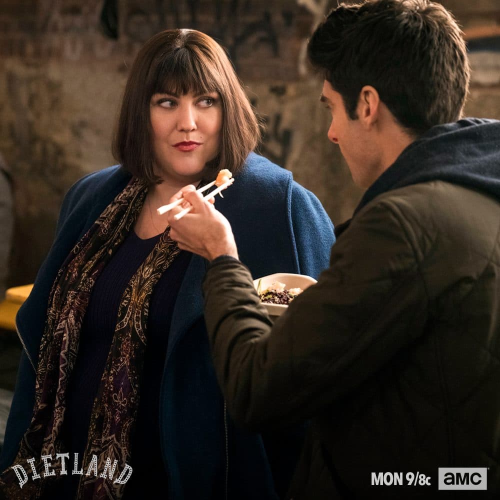 Joy Nash brings to life a 300-pounf protagonist (AMC)