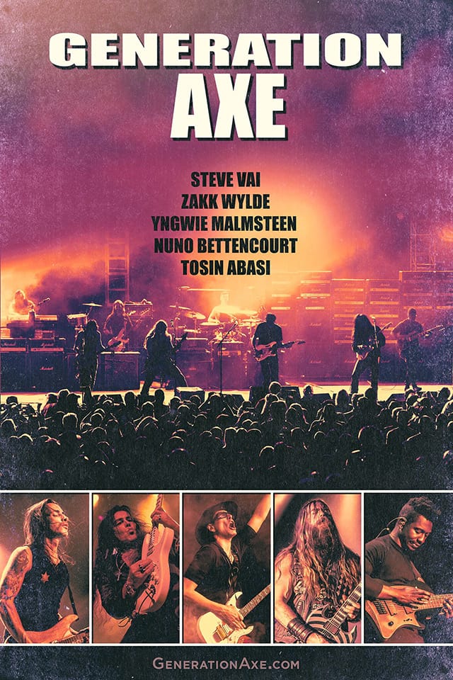 Poster for Generation Axe's 2018 North American tour. (Image Source: Twitter)