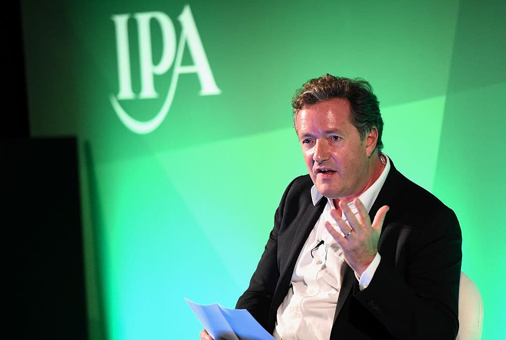 Piers Morgan, US Editor-at-Large at Mail Online attends Piers Morgan Life Stories during Advertising Week Europe 2016 at Picturehouse Central on April 20, 2016, in London, England. (Photo by Eamonn M. McCormack/Getty Images for Advertising Week Europe)