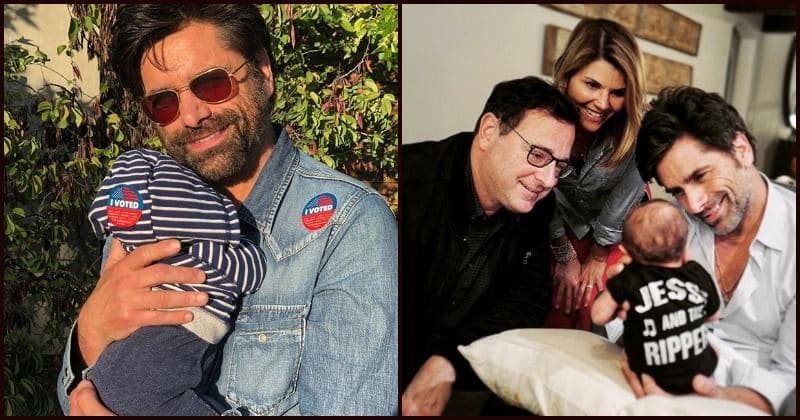 John Stamos reveals his "genius" diaper changing trick and it involves a 'little butt spatula'