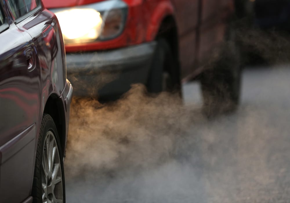 Exhaust fumes from a car in Putney High Street on January 10, 2013 in Putney, England. (Photo by Peter Macdiarmid/Getty Images)