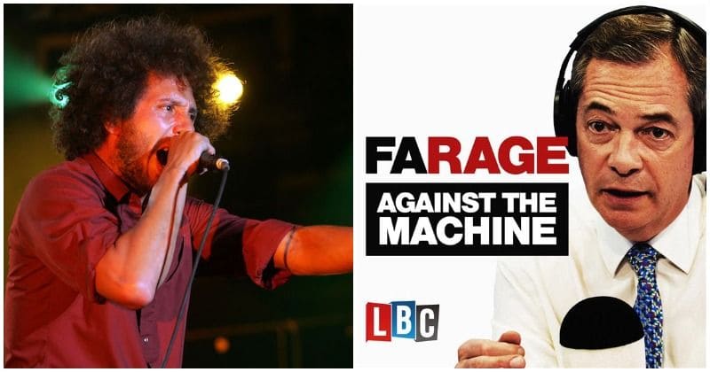 Rage Against the Machine send cease and desist to 'Farage Against the Machine' podcast