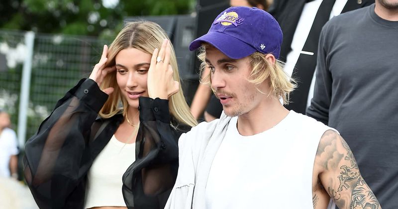 Justin Bieber and Hailey Baldwin share steamy kiss in a pool days after their engagement