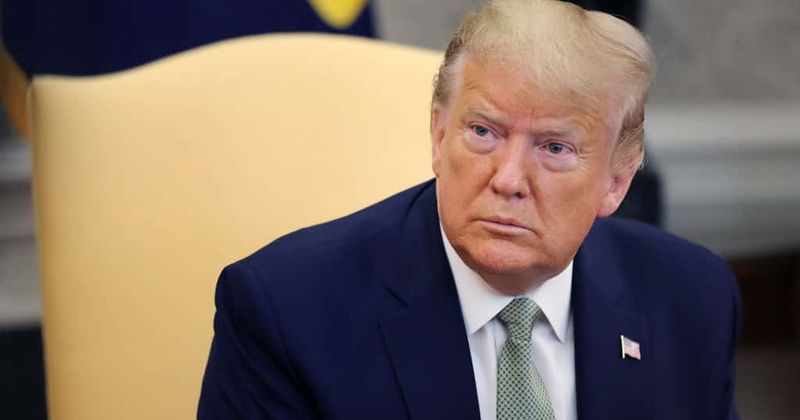 Donald Trump won't stop holding Theresa May's hand; is he trying to assert his authority?