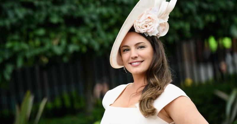 Kelly Brook turns back the clock with photo in see-through lace bodysuit