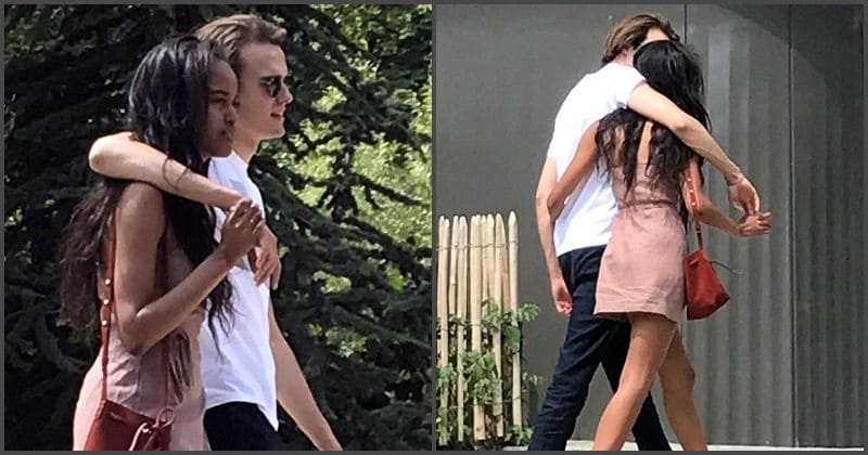 Malia Obama and boyfriend Rory Farquharson enjoy a casual stroll in Paris before heading out to Jay-Z and Beyonce's concert