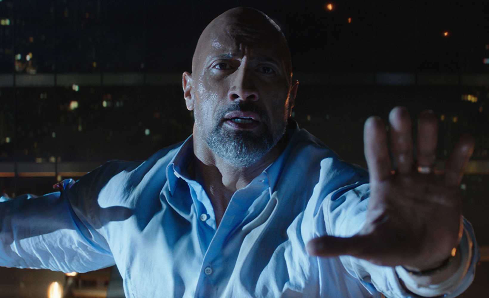 Johnson portrays an amputee veteran in 'Skyscraper' (Source: IMDb)