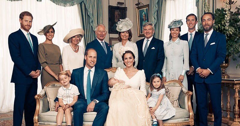 Queen Elizabeth did make it to Prince Louis' official christening photos in sneakiest way possible