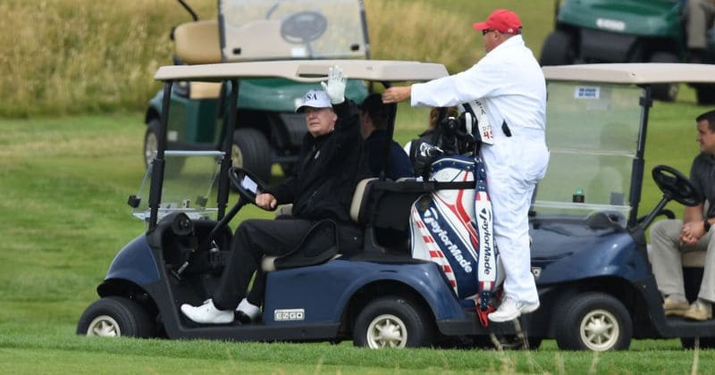 US secret service agent dies after stroke at Trump's Turnberry resort in Scotland