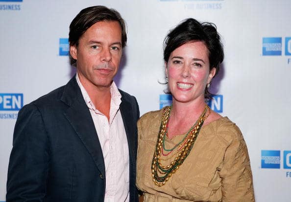 Andy Spade, CEO and Creative Director of Kate Spade, and designer Kate Spade attend OPEN from American Express' 'Making a Name for Yourself' at Nokia Theater July 27, 2006 in New York City. (Photo by Matthew Peyton/Getty Images For American Express)