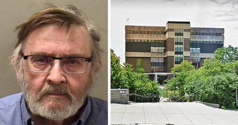 78-year-old pedophile stabs himself in courtroom after jury finds him guilty of sexually assaulting minor