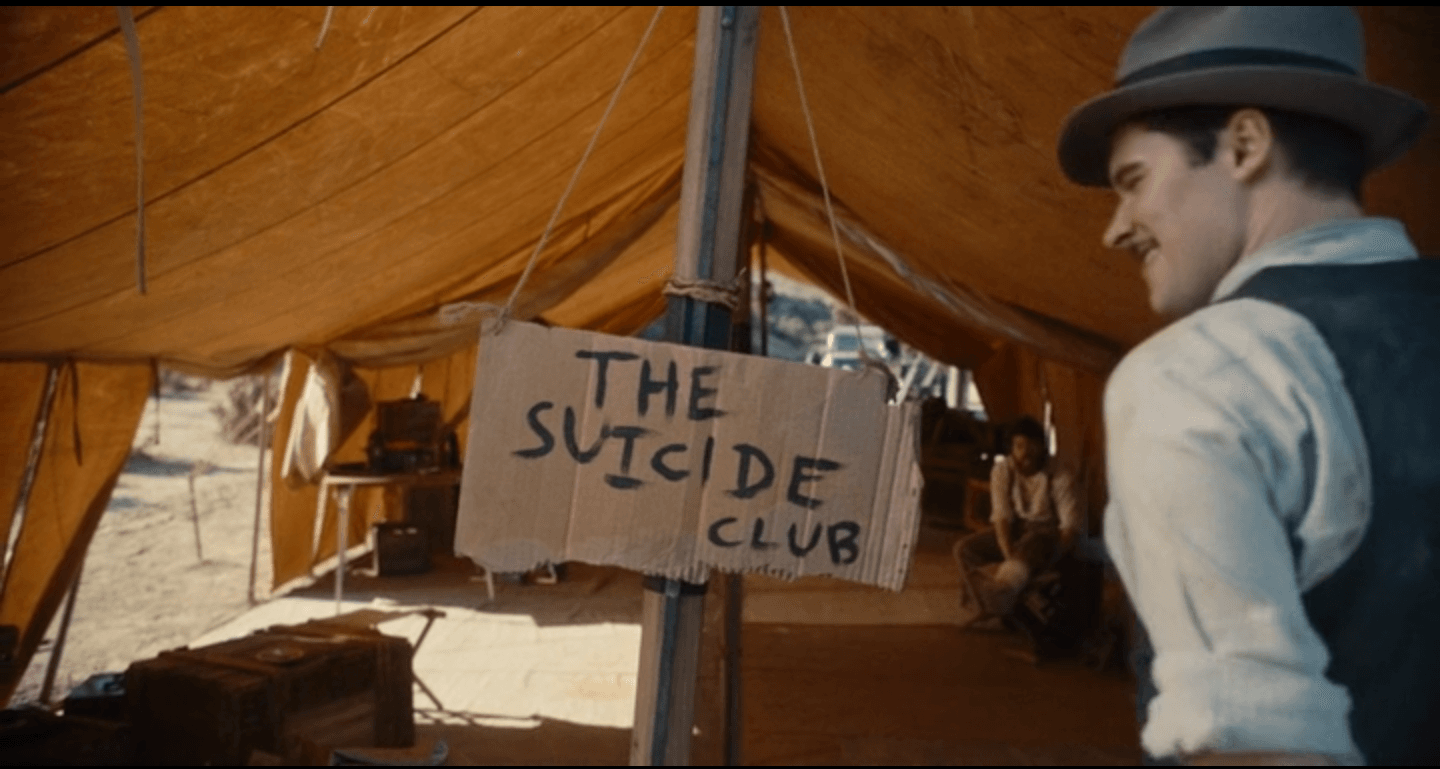 Jack and the rest of the CalTech team set up their base in the desert and name it the 'Suicide Club'. Much foreshadowing perhaps? (Image Source: CBS All Access)