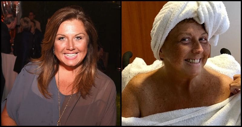 Abby Lee Miller tries on 'silly wigs' to lighten up her mood after undergoing five sessions of chemotherapy