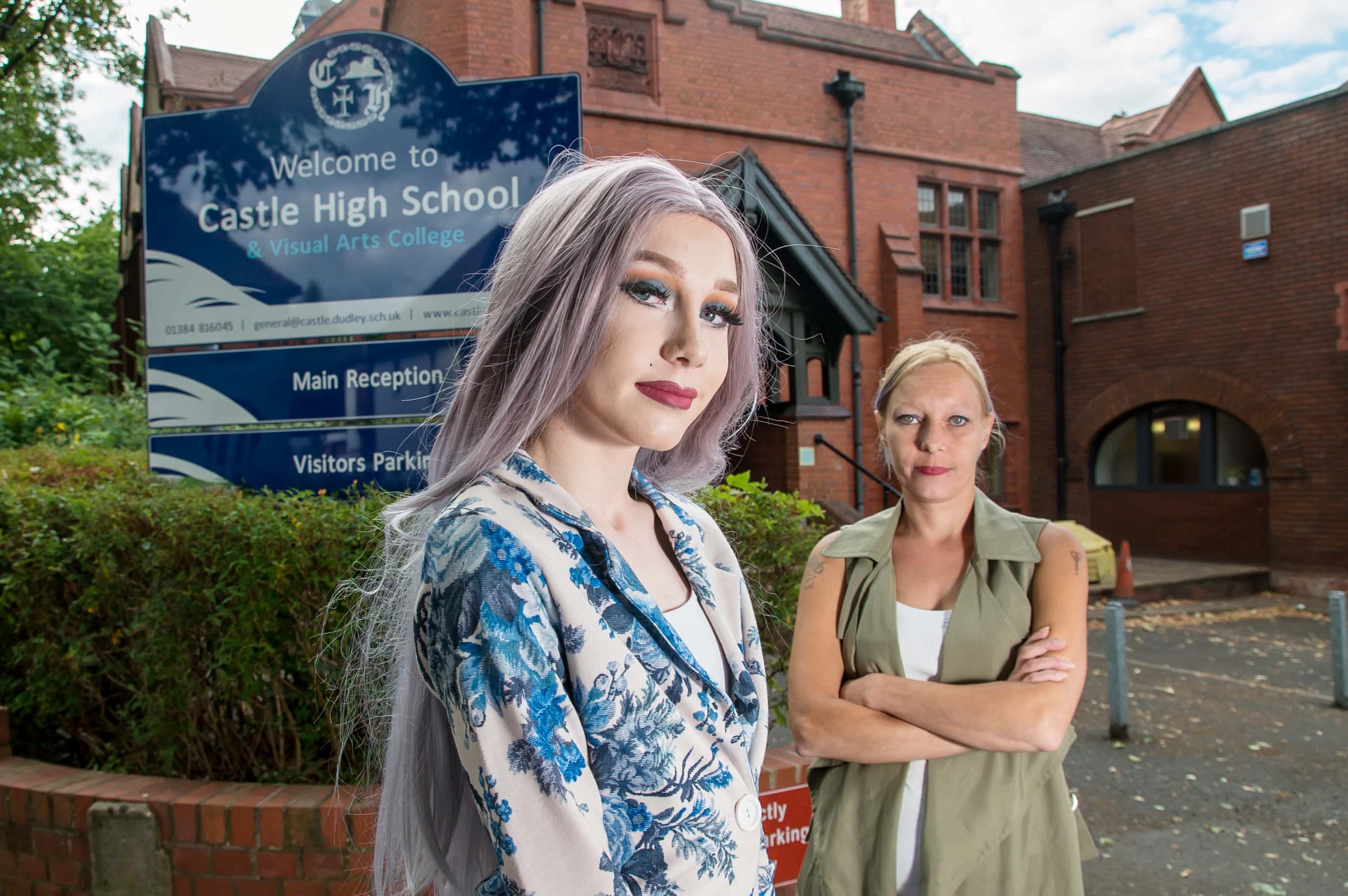 Lewis's mother Natalie Bailey said she was "annoyed" that the school had not contacted her directly (Image: SWNS)