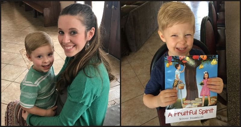 Sweet incentive: Jill Duggar reveals she rewards son with a bag of candy for completing his homeschool work