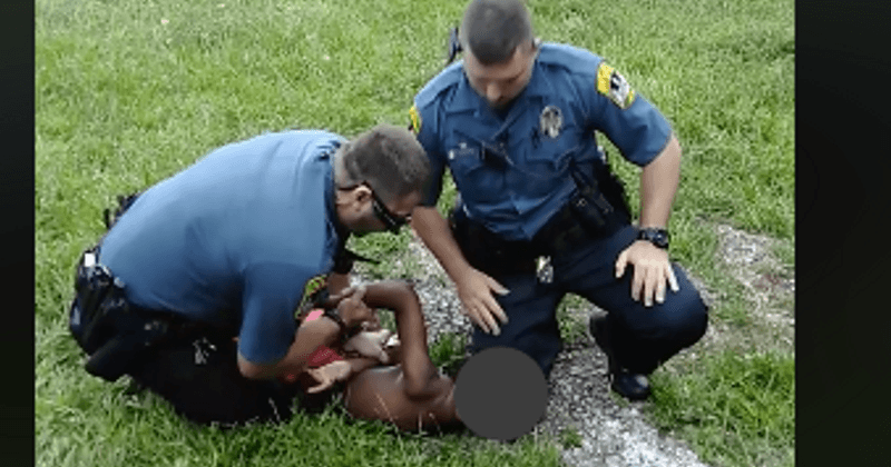 Shocking video showing police officers pinning 10-year-old black boy to the ground prompts severe backlash