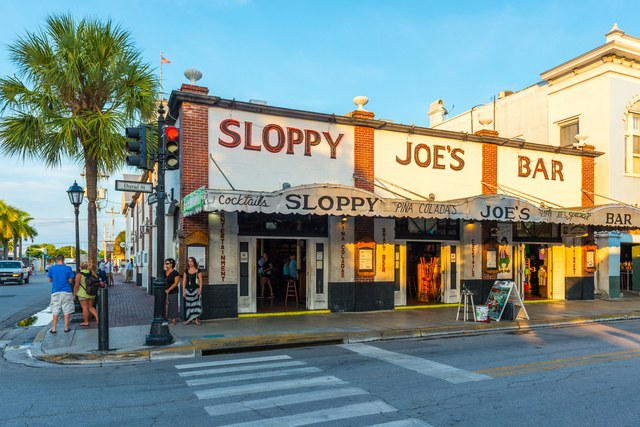 Sloppy Joe's in Key West is where Hemingway wrote about two-thirds of his published works. (Source: Getty Images)