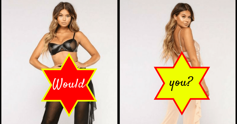 Crotchless trousers are supposedly the fashion rage right now, but there's only one question you need to ask