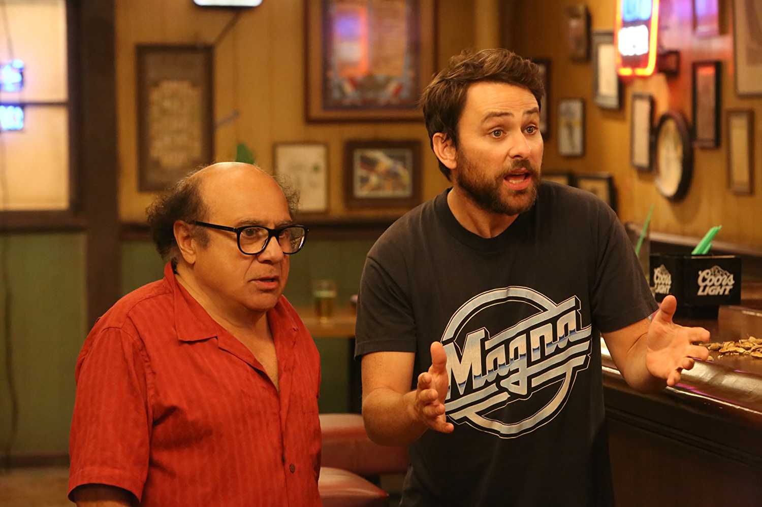 Both Danny DeVito and Charlie Day from 'It's Always Sunny...' will be on the FX tour (Source: IMDb)